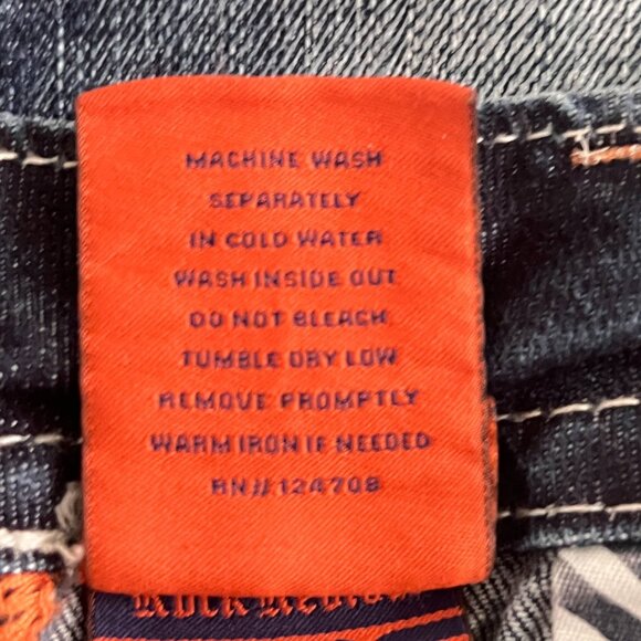 Rock Revival Jeans Womens 28 Evelyn Low Rise Boot Dark Wash Sequin Embellished - Picture 13 of 16